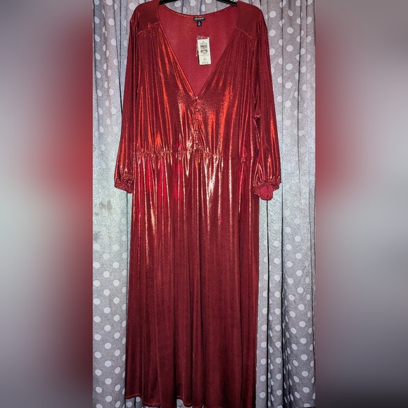 Liquid Knit Tea Length Dress 3x/22-24 - Picture 5 of 14